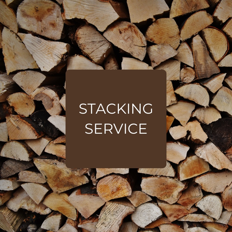 Stacking service for loose logs