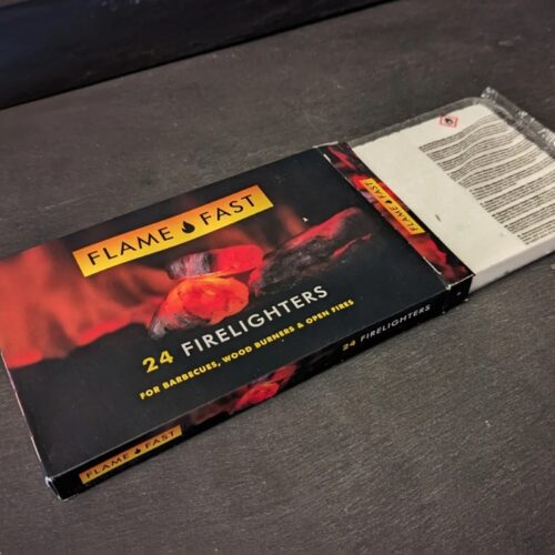 Flamefast firelighters - open box